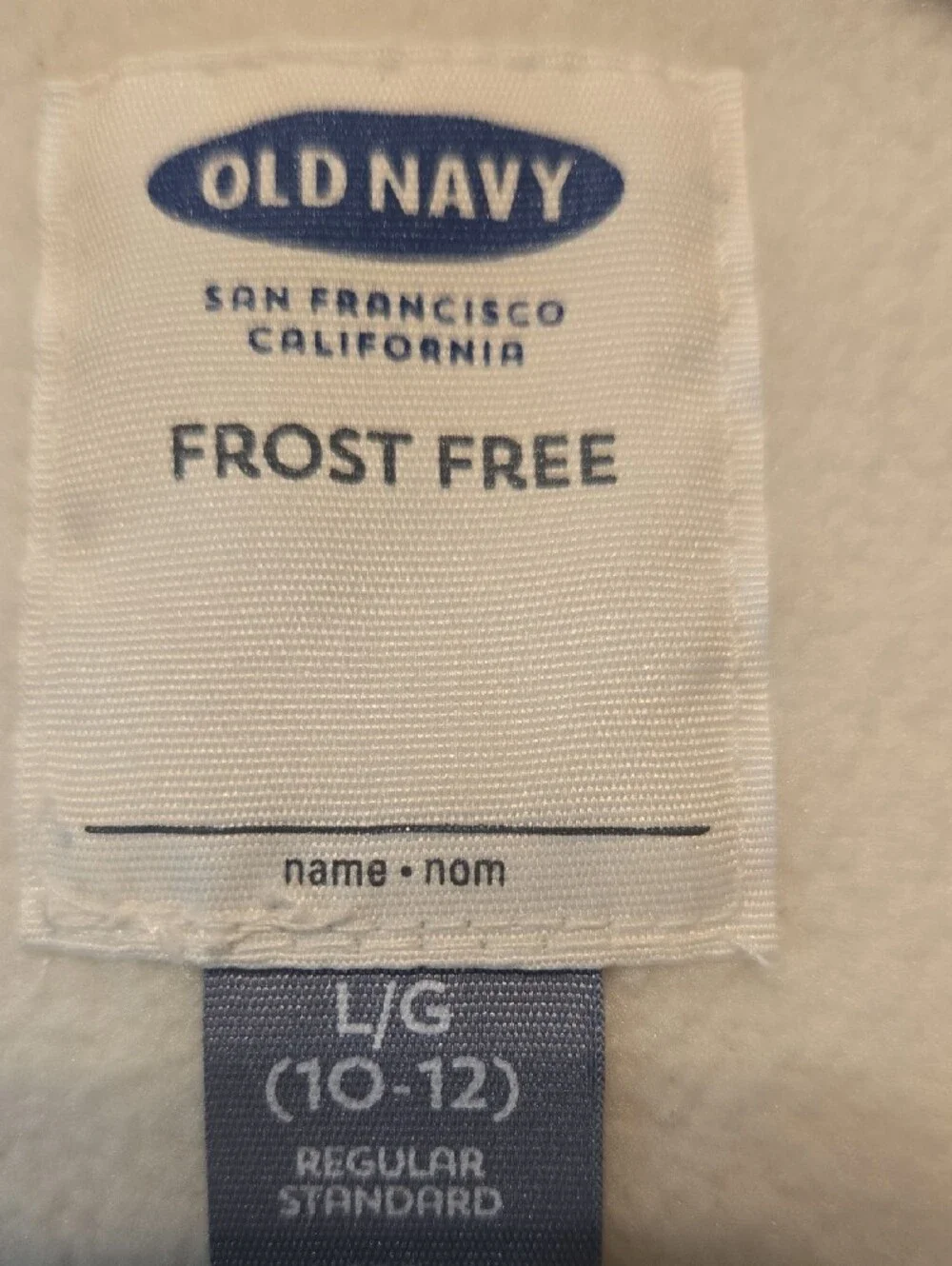 Old Navy Cream Quilted Puffer Vest - Sleeveless Zip Front